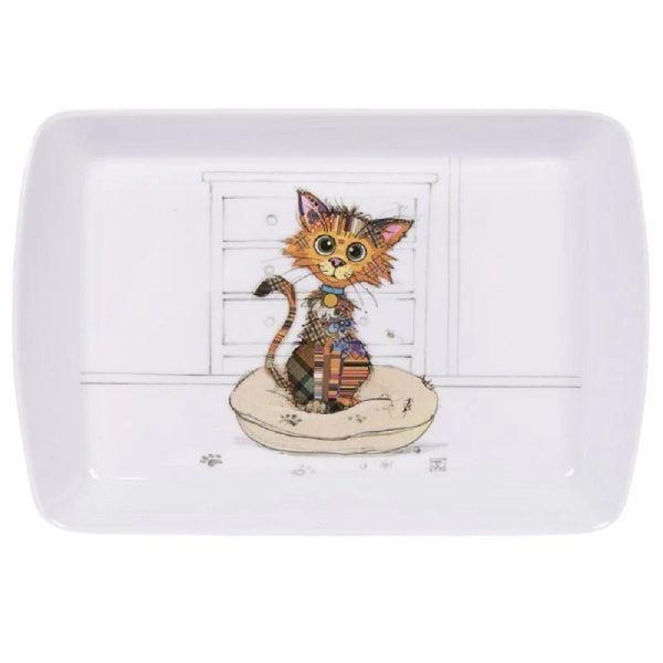 kimba kitten melamine snack tray