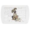 murphy mutt melamine snack tray