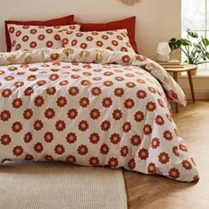 sassy b groovy floral double duvet set