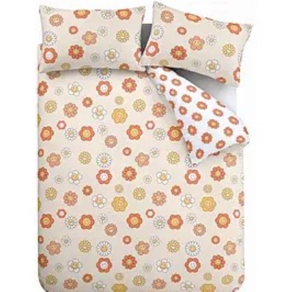 sassy b groovy floral double duvet set