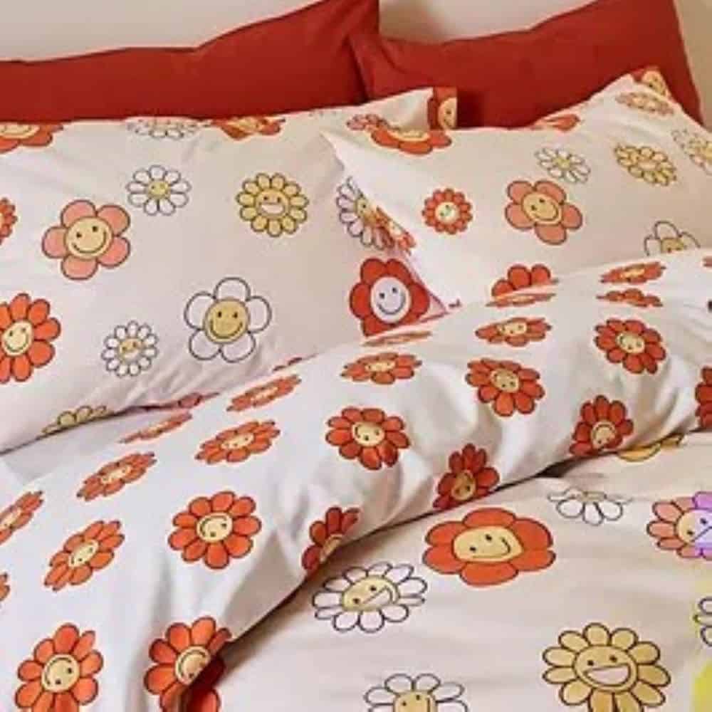 sassy b groovy floral double duvet set