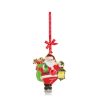 santa and lantern gem decoration