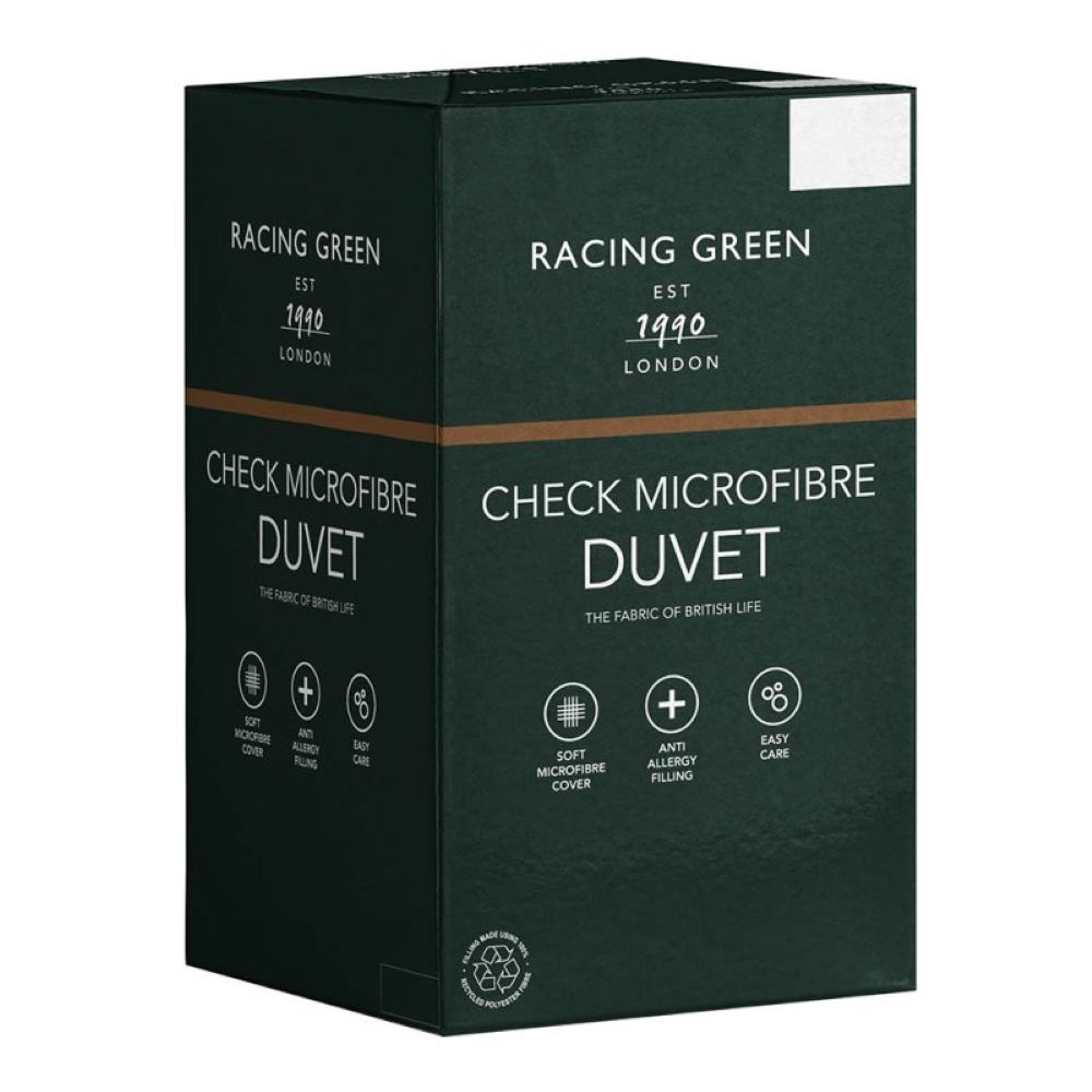 racing green 13.5 tog duvet