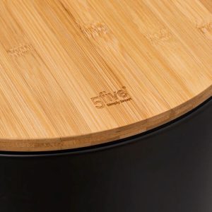 round black metal 30l pedal bin