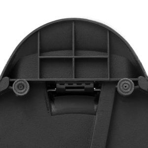 round black metal 30l pedal bin