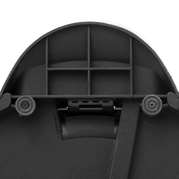 round black metal 30l pedal bin