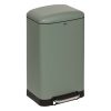 ariane green 30l metal pedal bin