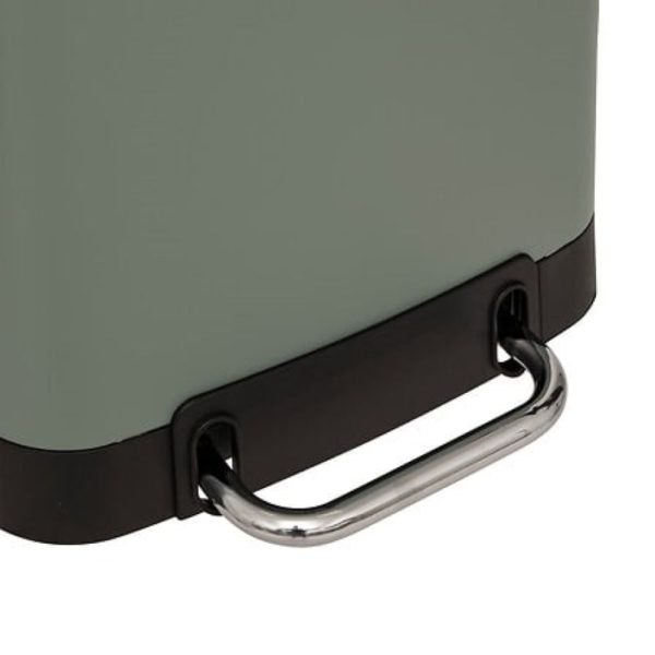 ariane green 30l metal pedal bin