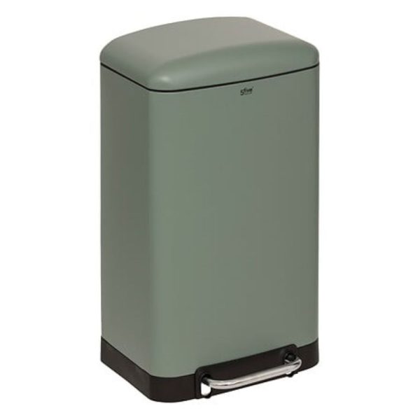 ariane green 30l metal pedal bin