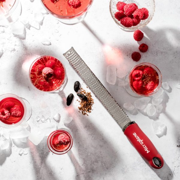 microplane premium zester pomegranate red