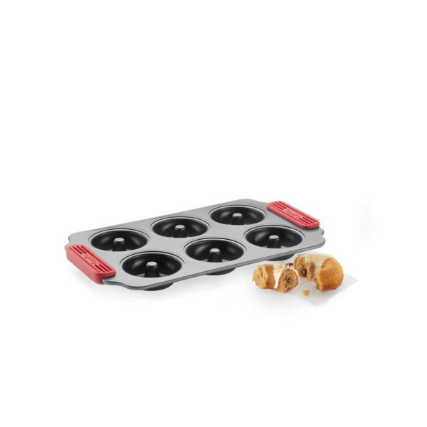 lekue non stick 6 doughnuts mould 31x18x3cm