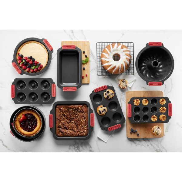 lekue non stick 6 doughnuts mould 31x18x3cm