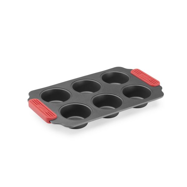 lekue non stick 6 muffins mould 31x18x3.7cm