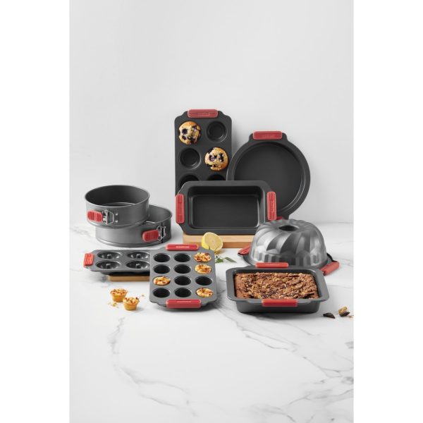 lekue non stick square cake tin 30.8x26.7x5.2cm