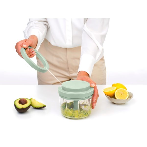 brabantia tasty manual food chopper jade green