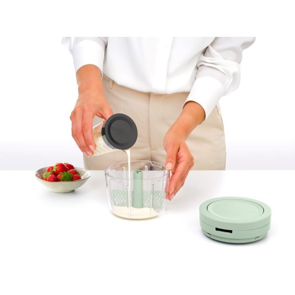 brabantia tasty manual food chopper jade green