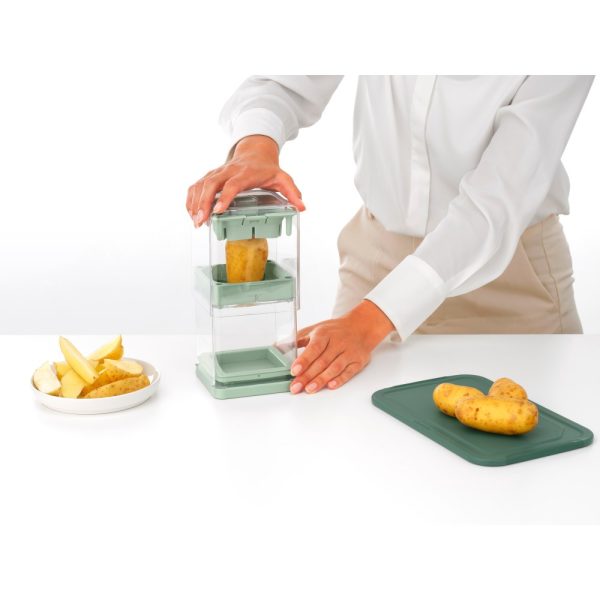 brabantia tasty potato cutter jade green
