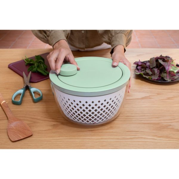brabantia tasty salad spinner jade green