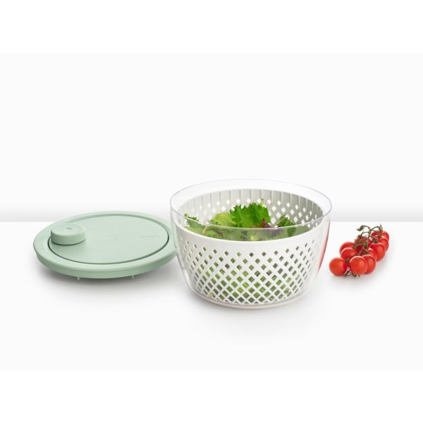 brabantia tasty salad spinner jade green