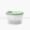 brabantia tasty salad spinner jade green