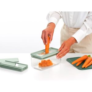 brabantia tasty slicer and grater set jade green