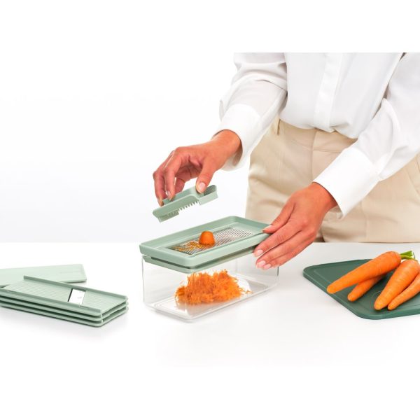 brabantia tasty slicer and grater set jade green