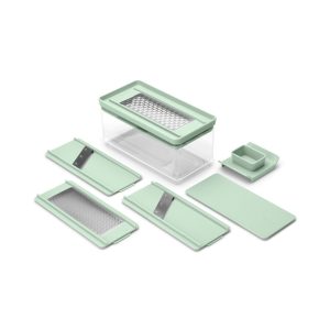 brabantia tasty slicer and grater set jade green