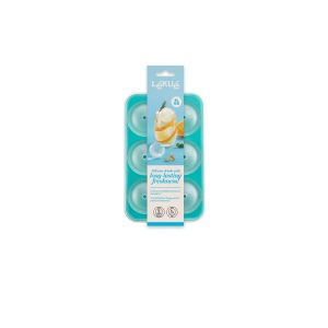 lekue xl sphere ice cube tray turquoise