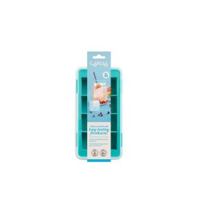 lekue xl square ice cube tray turquoise