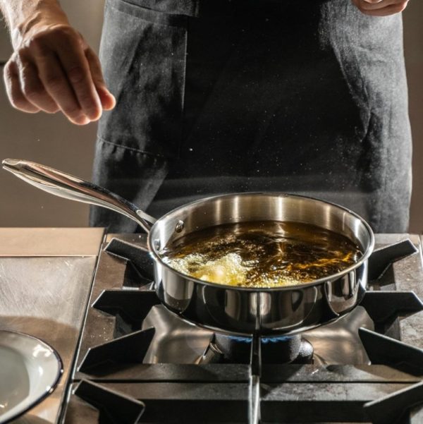 ibili stainless steel triply saute pan 28cm