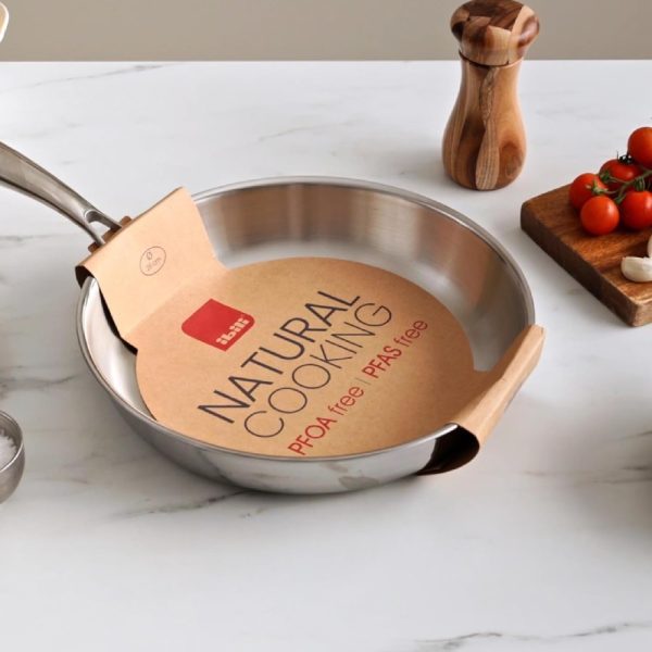 ibili stainless steel triply frying pan 24cm