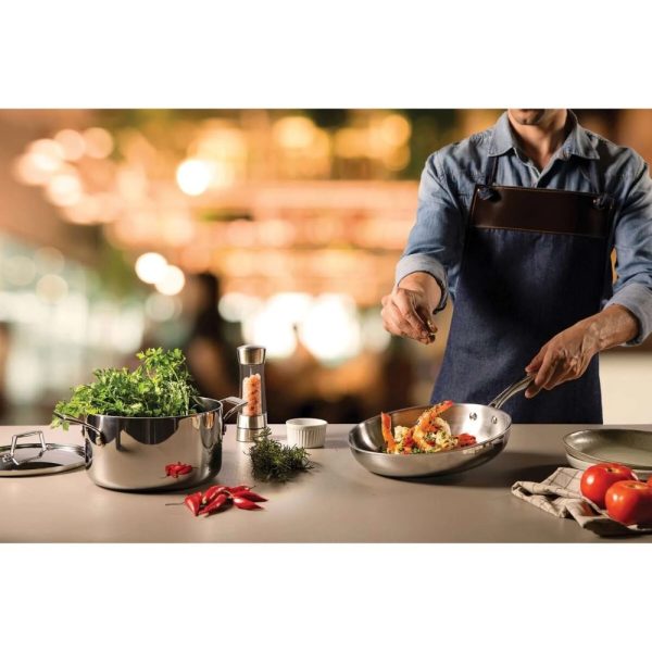 tramontina stainless steel tri ply frying pan 30cm