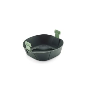 lekue air fryer basket large grey