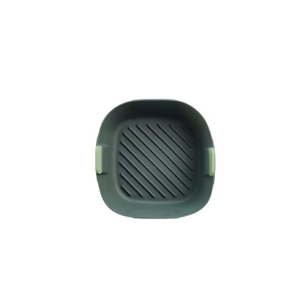 lekue air fryer basket large grey