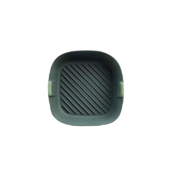 lekue air fryer basket extra large grey