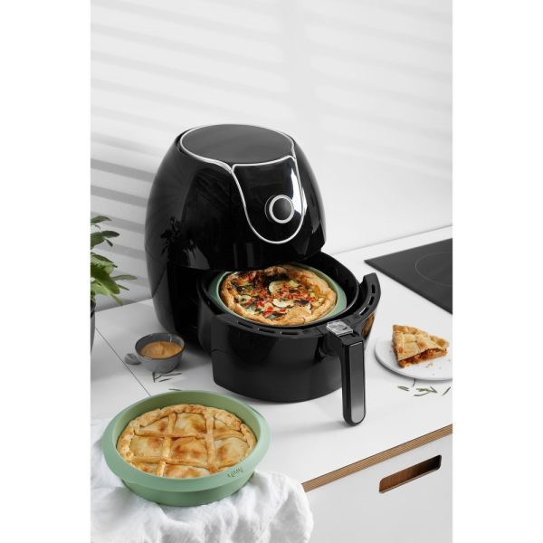 lekue air fryer mould green 20cm