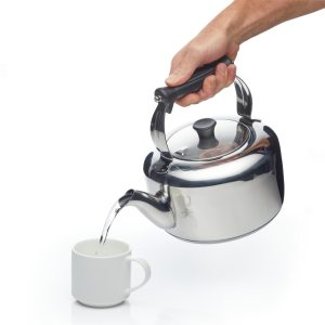 masterclass stainless steel stove top kettle 2l