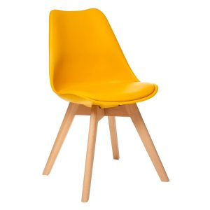 baya yellow dining chair