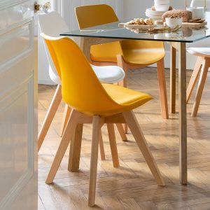 baya yellow dining chair