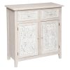 antique white side board