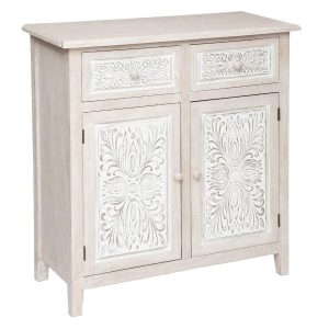 antique white side board