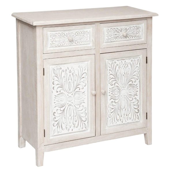 antique white side board