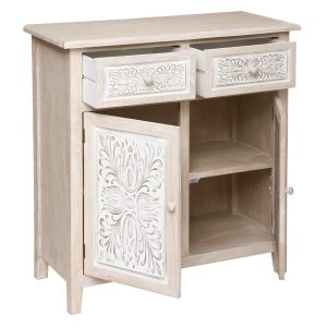 antique white side board