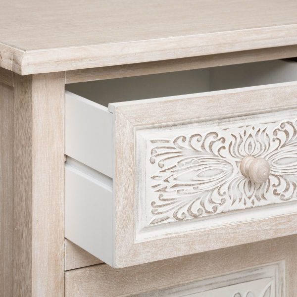 antique white side board