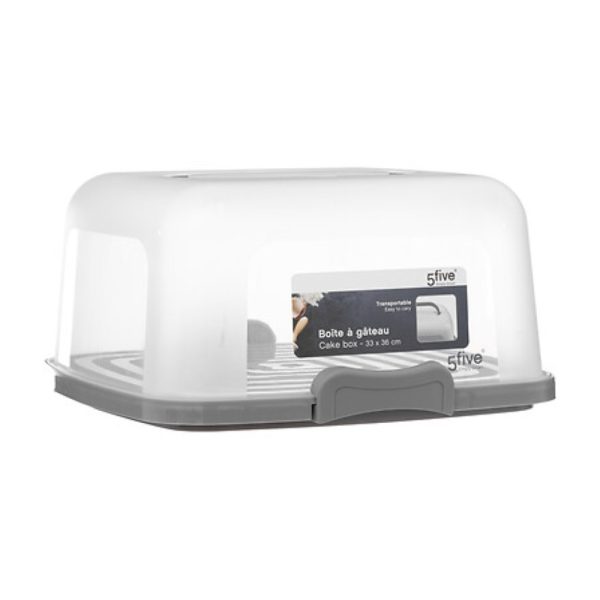 square cake storage box 34x34x33cm