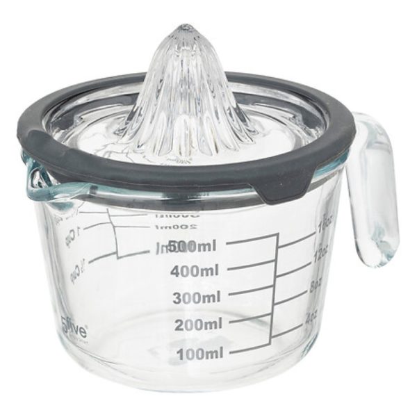 glass 500ml citrus press 2 assorted colours