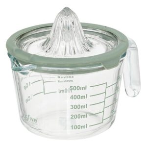 glass 500ml citrus press 2 assorted colours