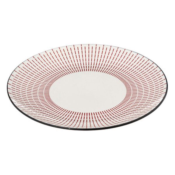 lunis red 30cm round platter