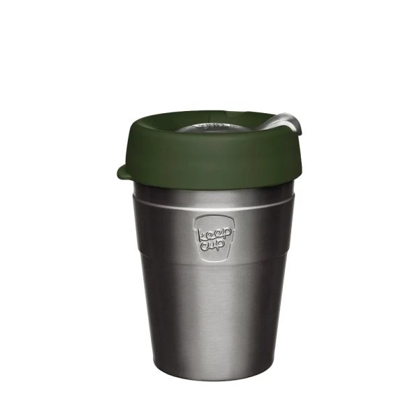 keepcup thermal coffe cup pine green 12oz