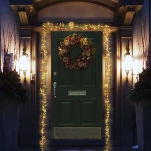 880 led door cluster lights warm white